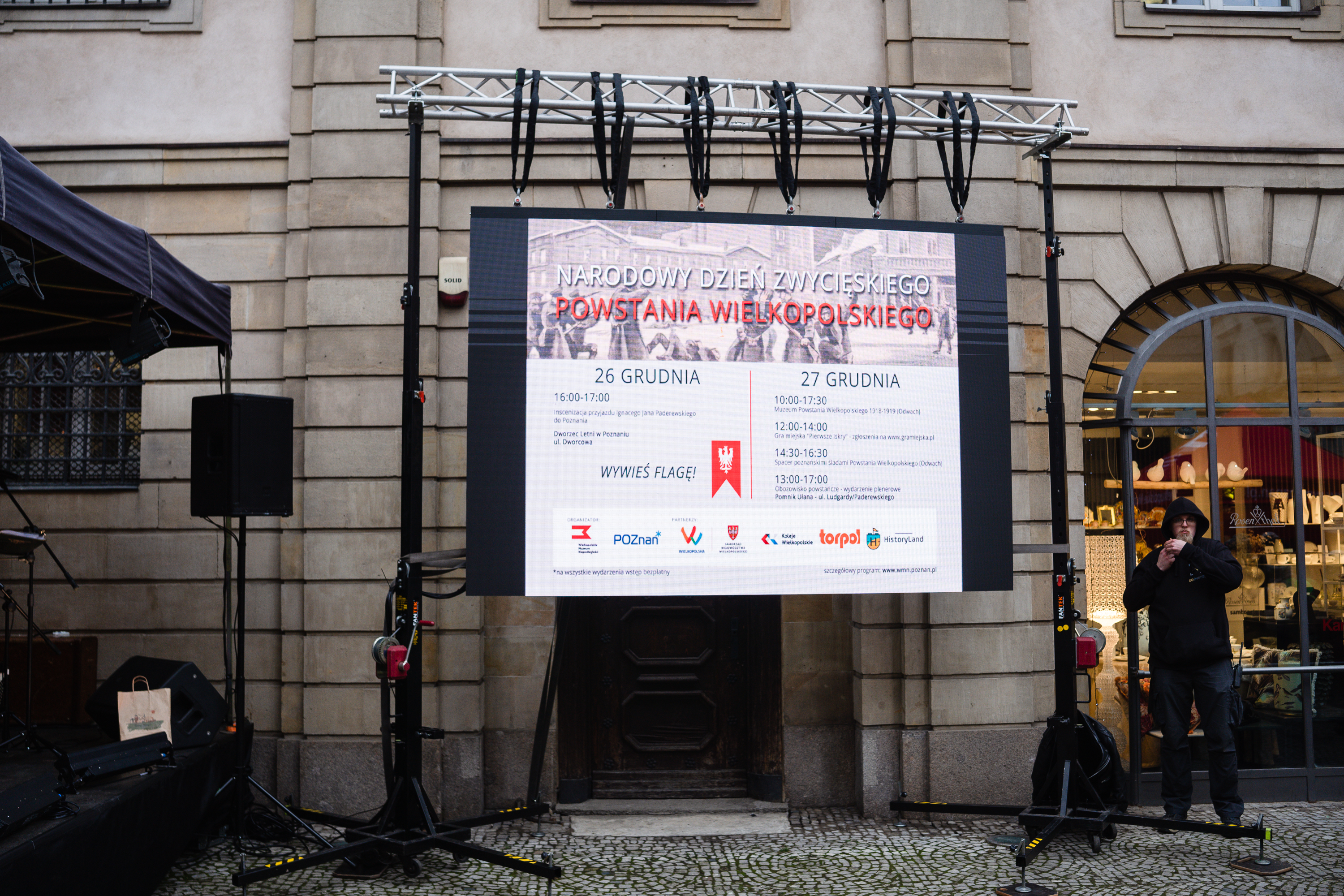 plakat "Narodowy dzień zwycięskiego Powstania Wielkopolskiego"