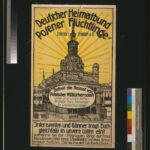 Plakat - Deutscher Heimatbund Posener Flüchtlinge, 1919, Biblioteka Kongresu USA