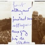 Zdjęcie przedstawiające front niemiecki podczas ataku gazowego pod Verdun, La Contemporaine Library