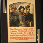Plakat rekrutacyjny Armii Polskiej we Francji, "Polacy! Kościuszko i Pułaski walczyli za wolność Polski i innych narodów...", Biblioteka Kongresu USA