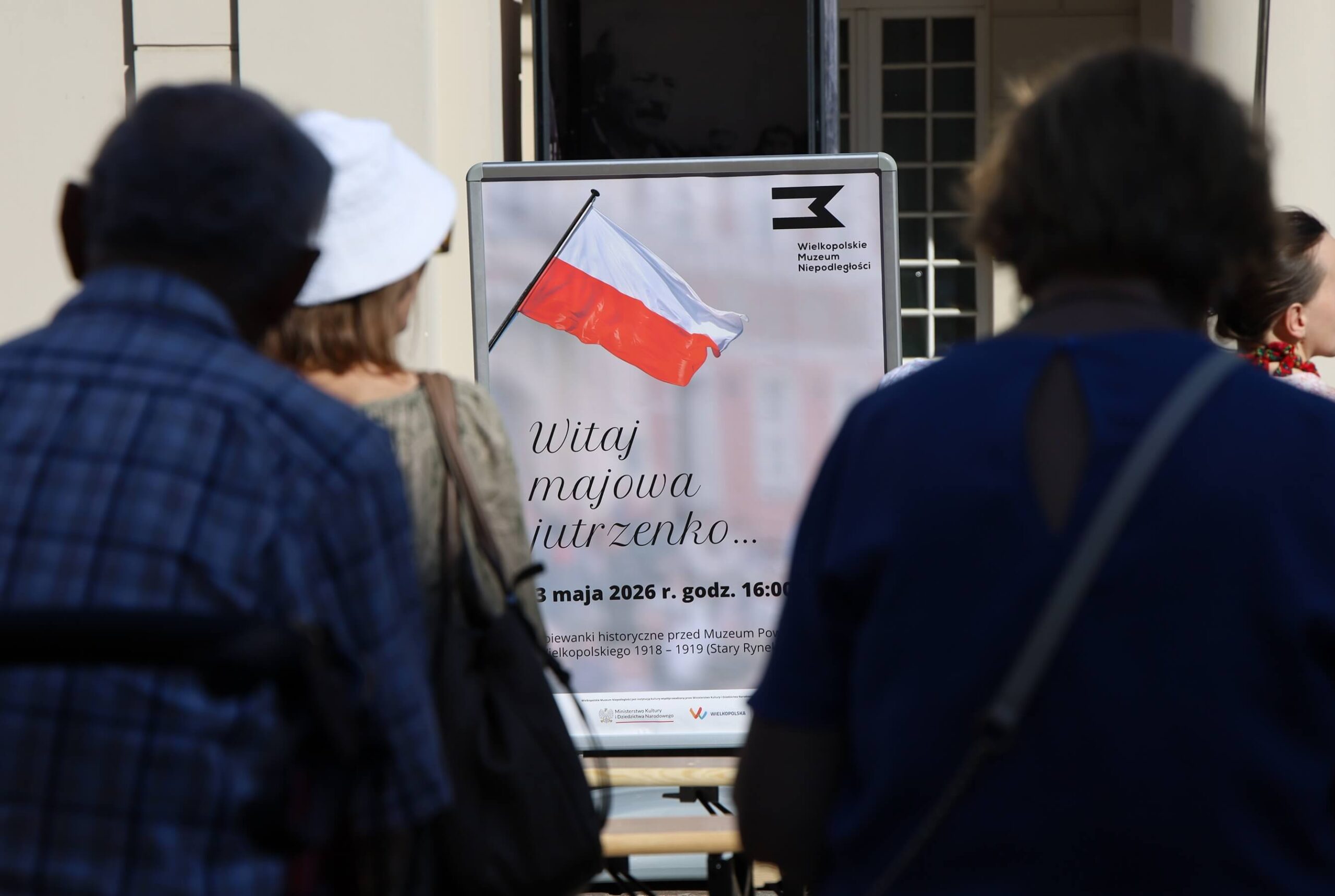 Plakat śpiewanek patriotycznych