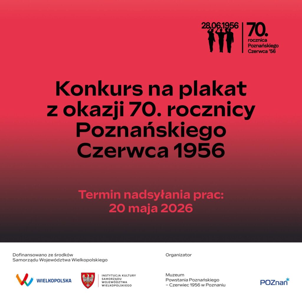 Plakat na 70. rocznicę Poznańskiego Czerwca 1956